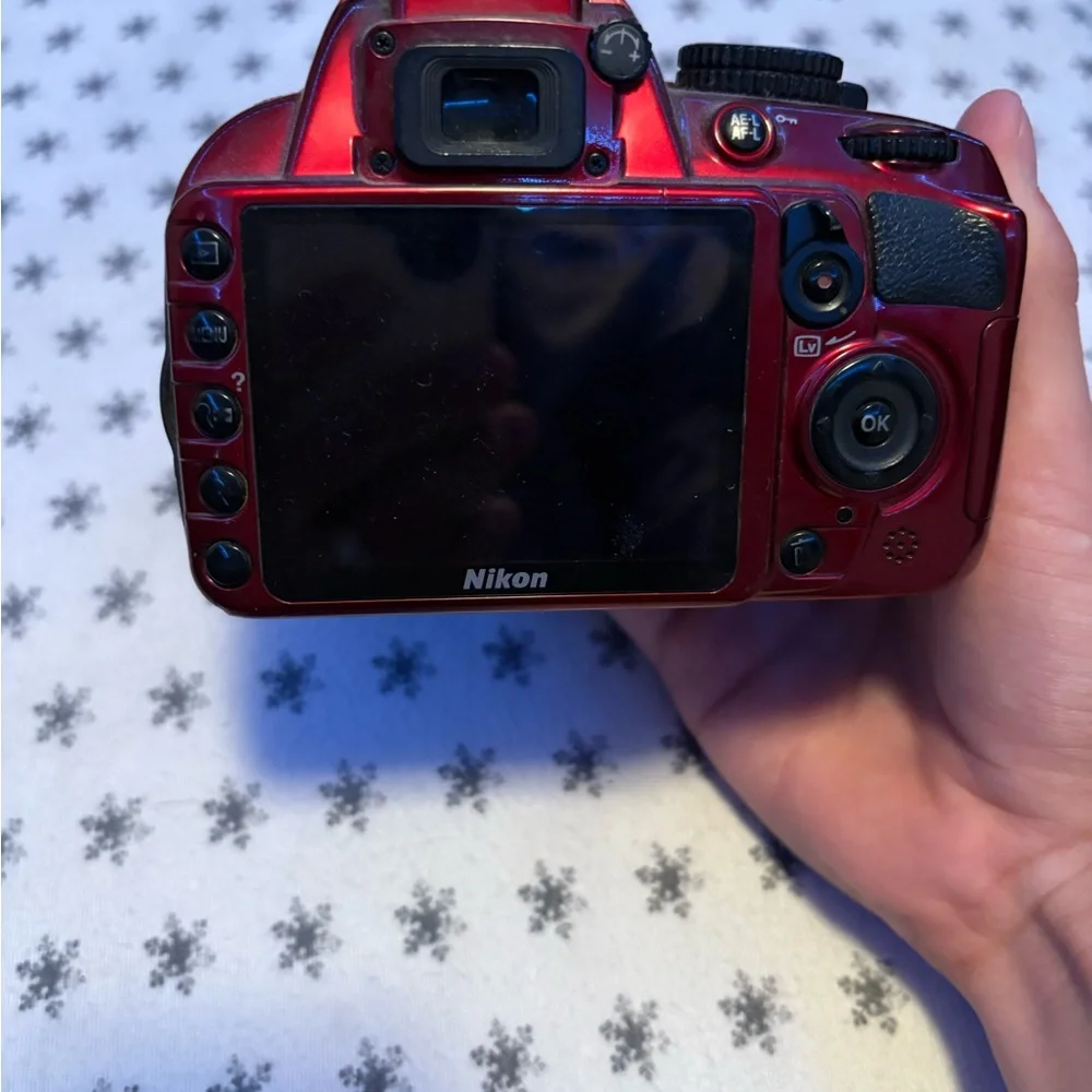 Nikon Red DSLR Camera